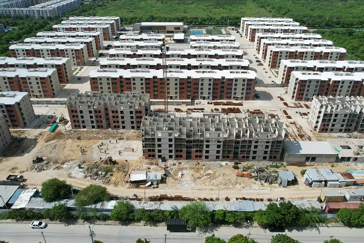 Foto del proyecto Bonavento en avance de obra agosto de 2025