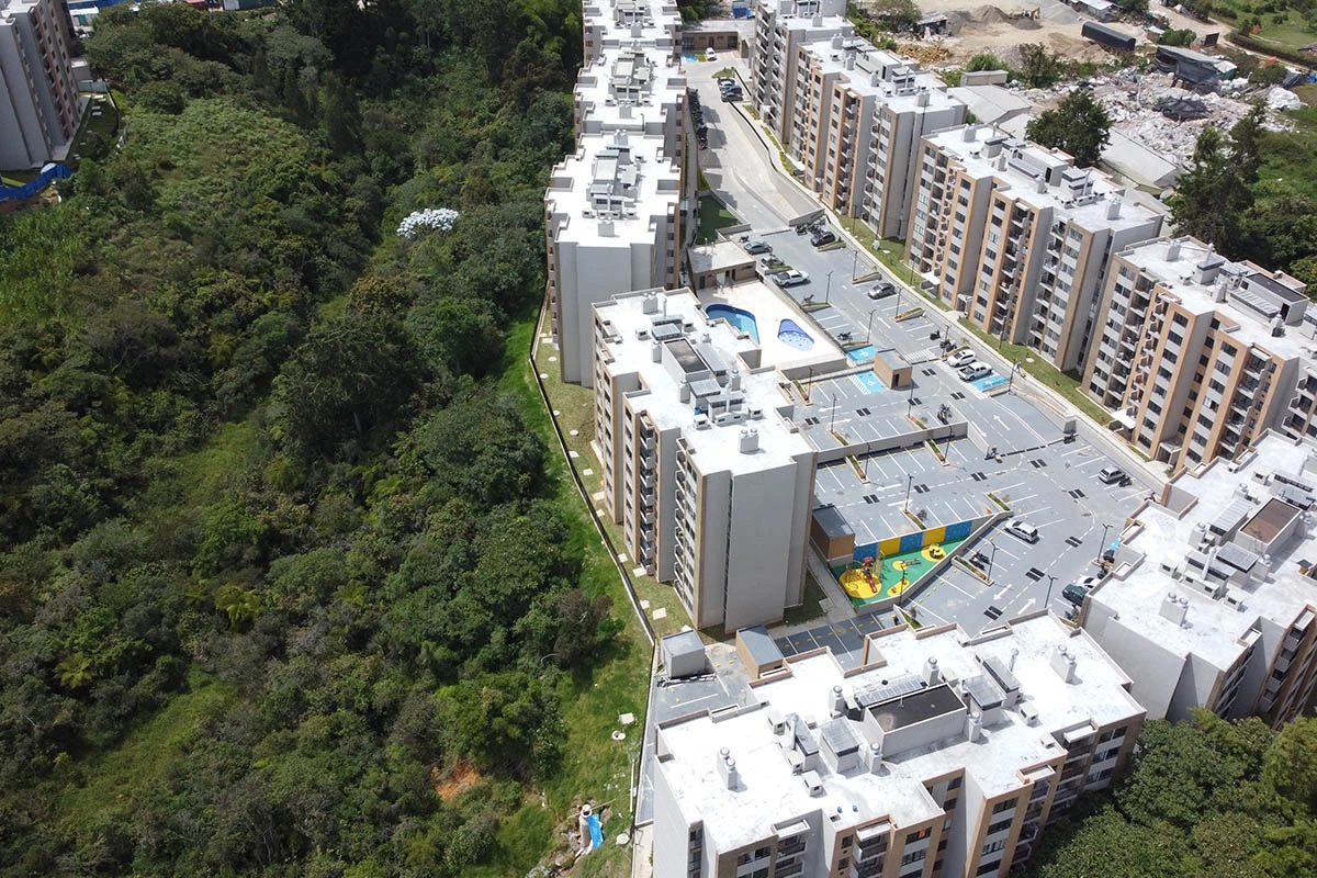 Foto del proyecto Bosque Ceibal en avance de obra agosto de 2025