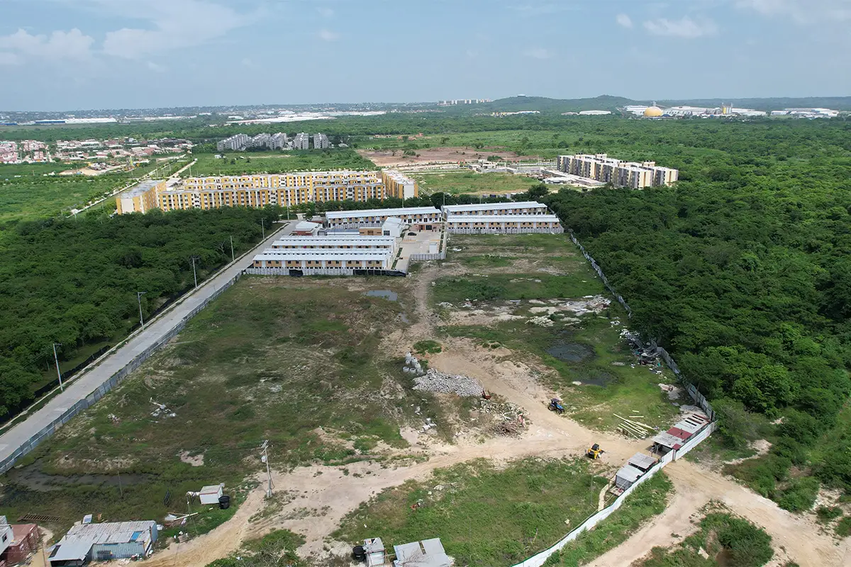 Foto del proyecto Casas de Portobelo en avance de obra agosto de 2025