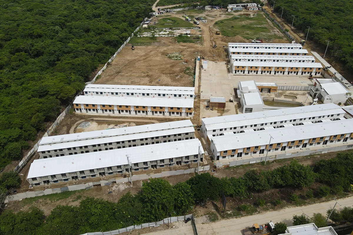 Foto del proyecto Casas de Portobelo en avance de obra Agosto de 2024