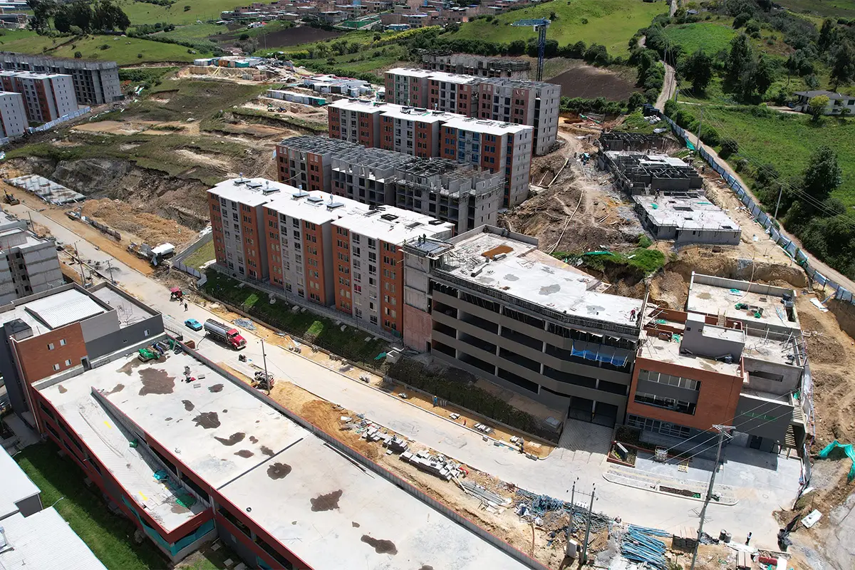 Foto del proyecto Las Violetas en avance de obra agosto de 2025