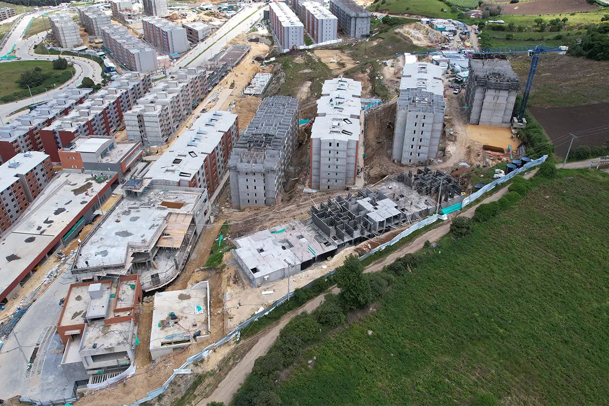 Foto del proyecto Las Violetas en avance de obra agosto de 2025