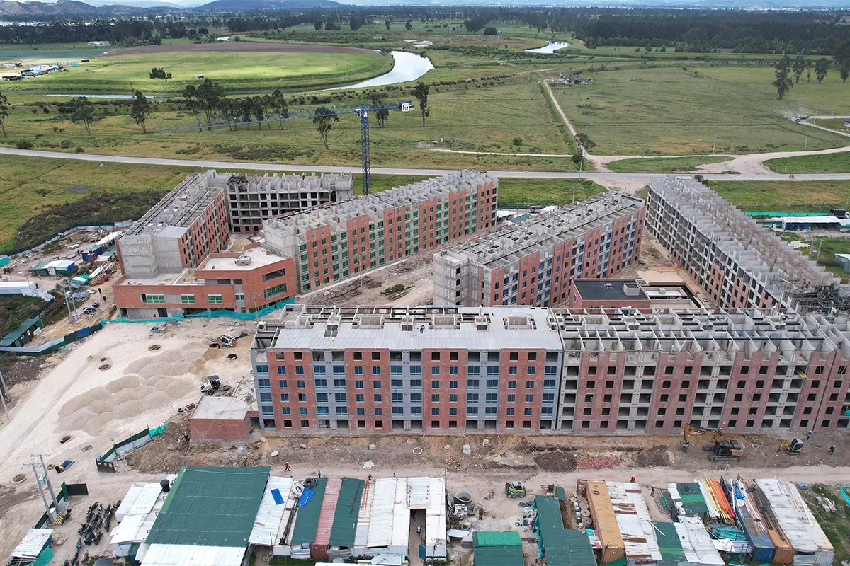 Foto del proyecto Rosa Celeste en avance de obra agosto de 2025