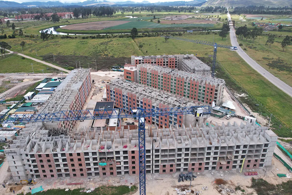 Foto del proyecto Rosa Turquesa en avance de obra agosto de 2025