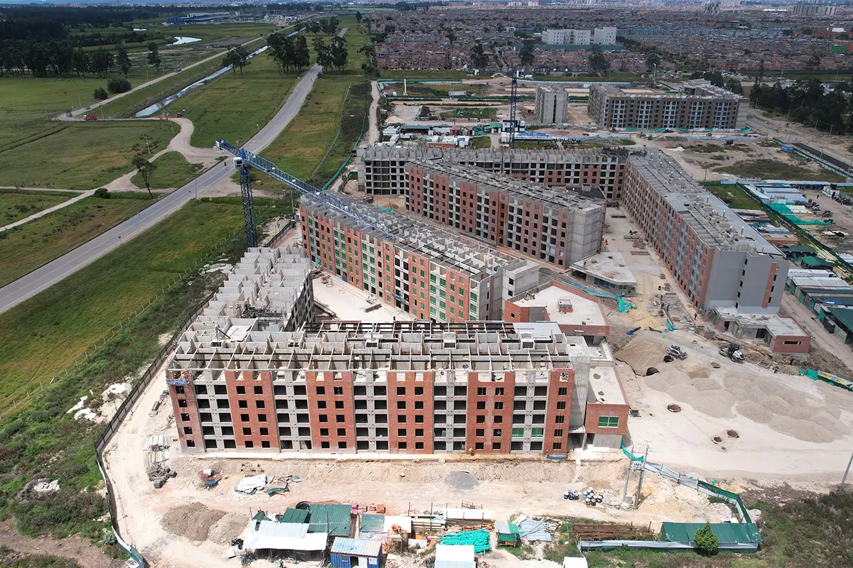 Foto del proyecto Rosa Turquesa en avance de obra agosto de 2025