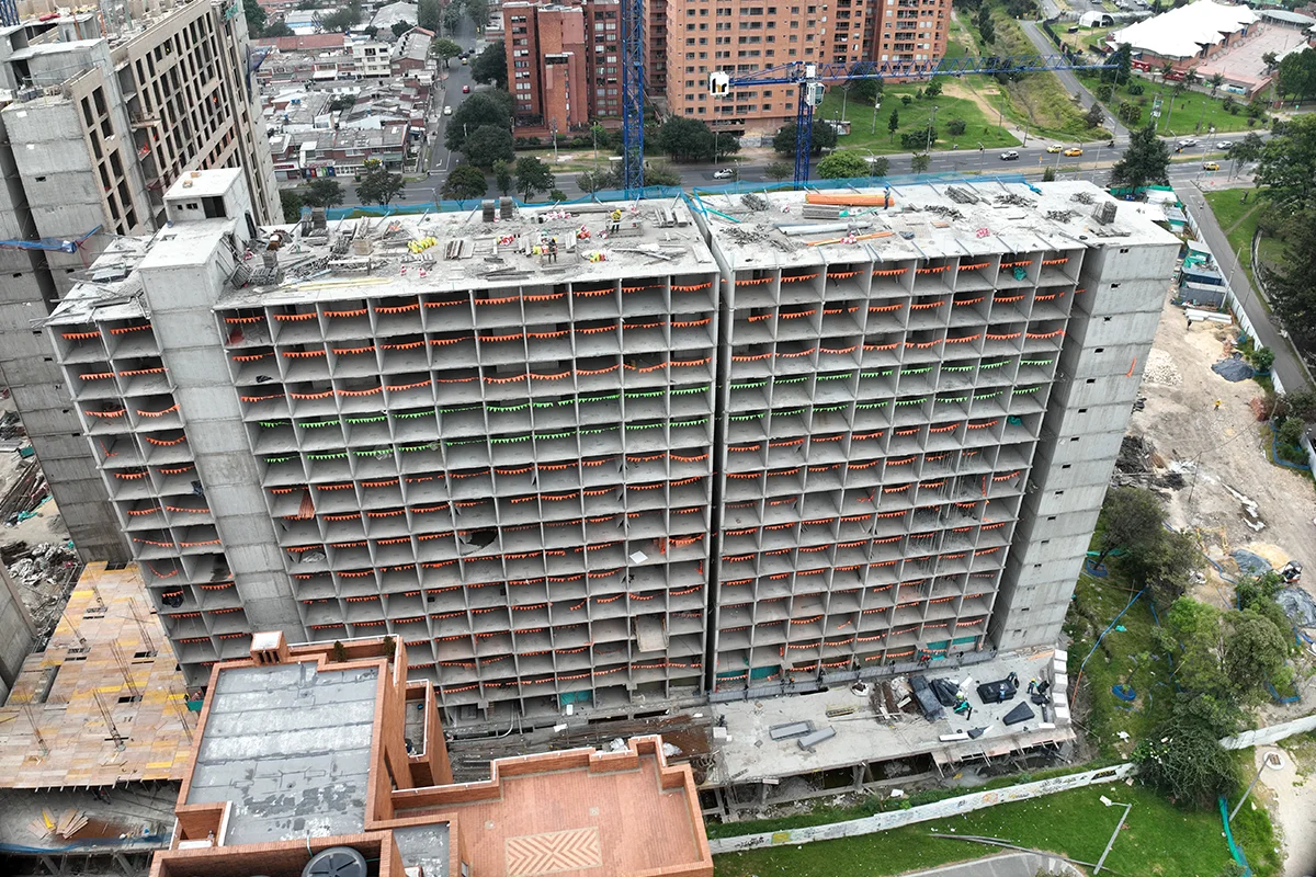 Foto del proyecto Salitre Living en avance de obra Agosto de 2024