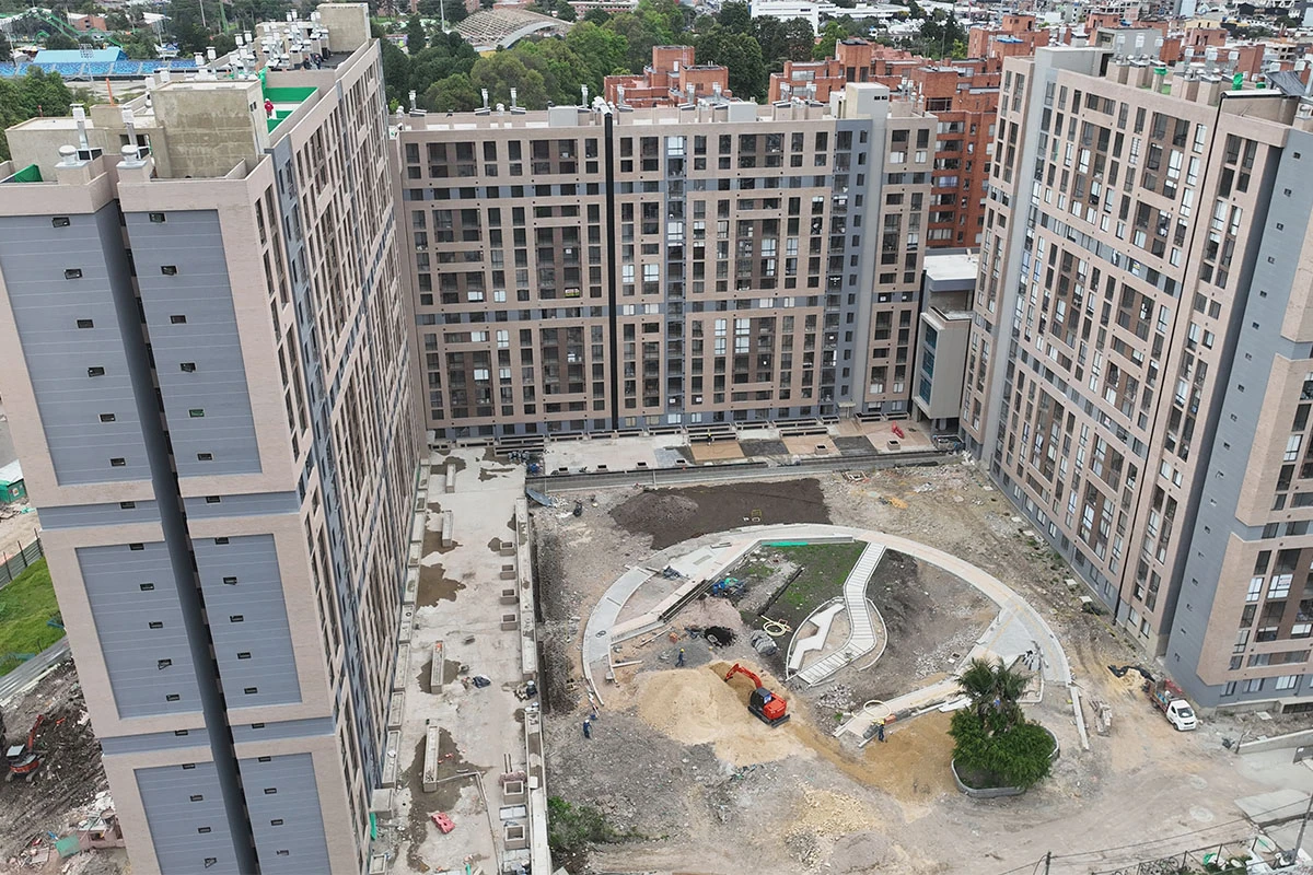 Foto del proyecto Salitre Living en avance de obra agosto de 2025