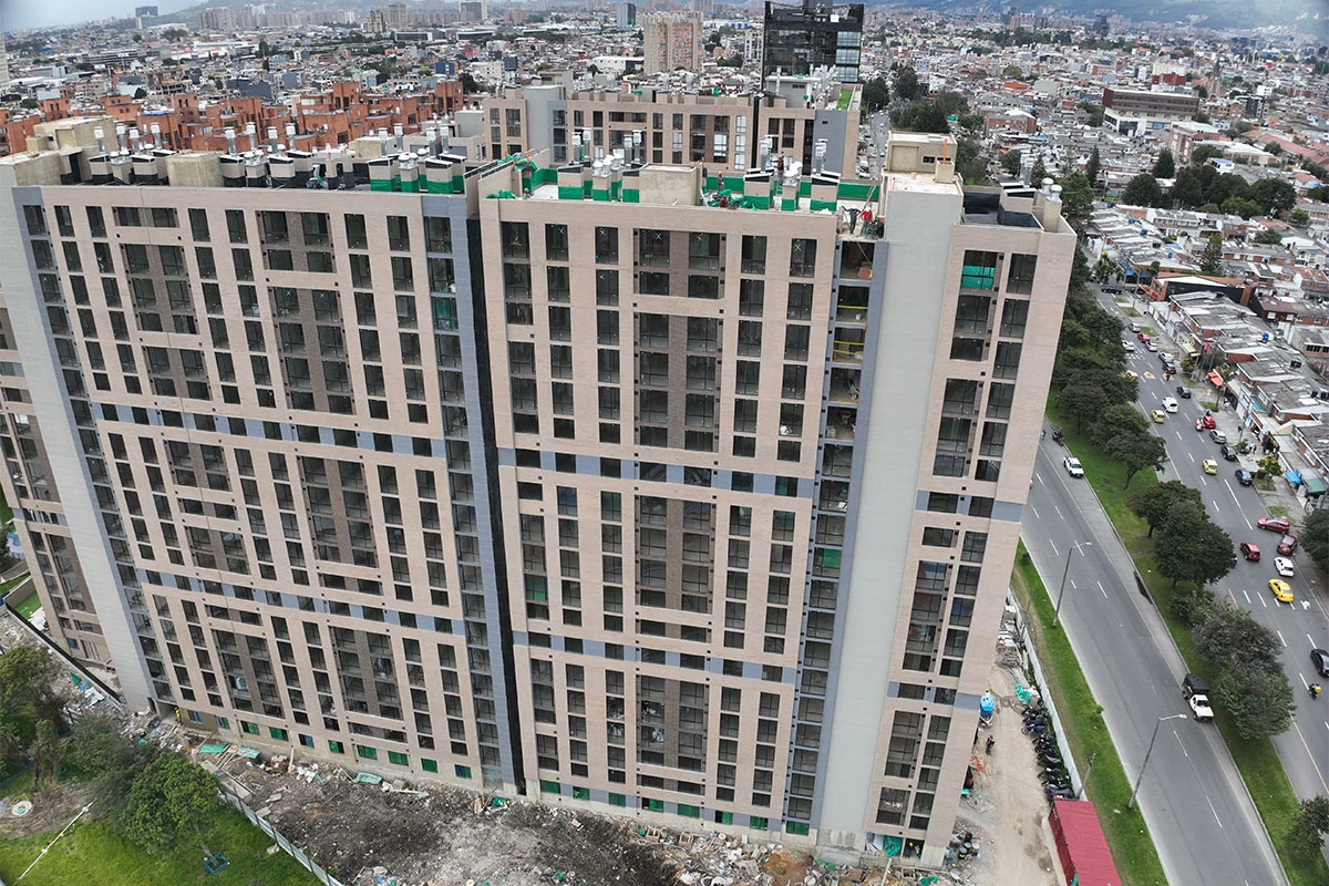 Foto del proyecto Salitre Living en avance de obra agosto de 2025