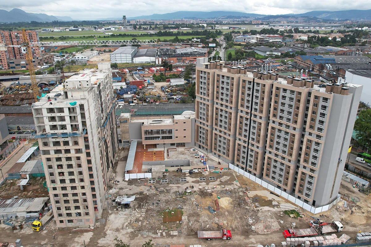 Foto del proyecto Senderos de Fontibon en avance de obra agosto de 2025