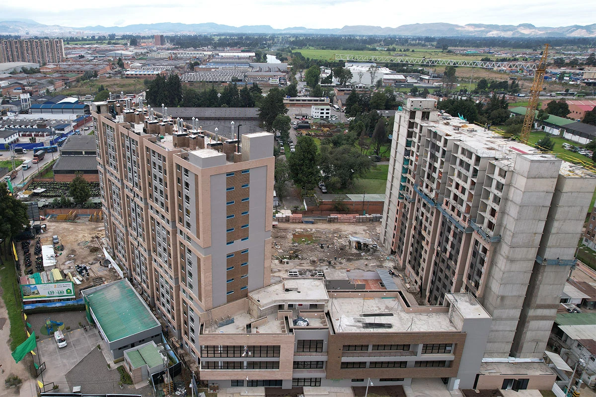 Foto del proyecto Senderos de Fontibon en avance de obra agosto de 2025