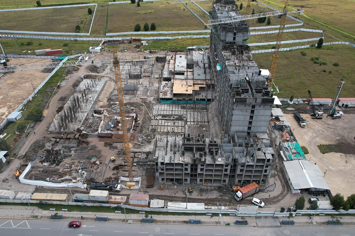  Foto del proyecto Tramonte Living en avance de obra Agosto de 2024