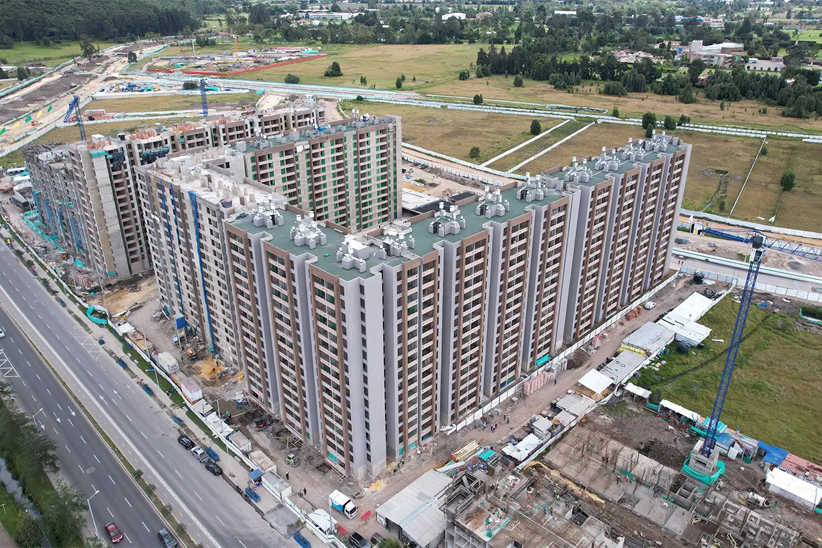 Foto del proyecto Tramonte Living en avance de obra agosto de 2025