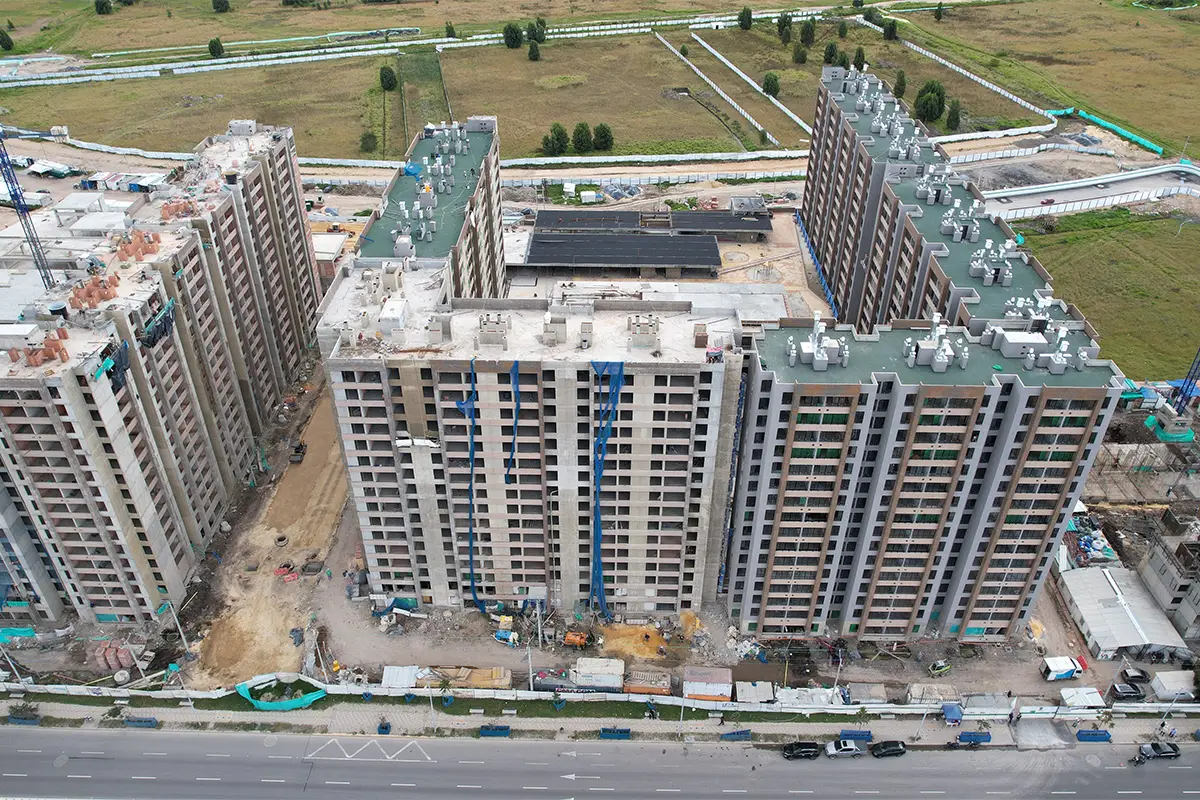 Foto del proyecto Tramonte Living en avance de obra agosto de 2025