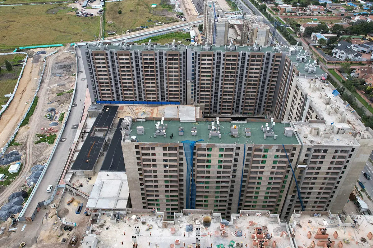 Foto del proyecto Tramonte Living en avance de obra agosto de 2025