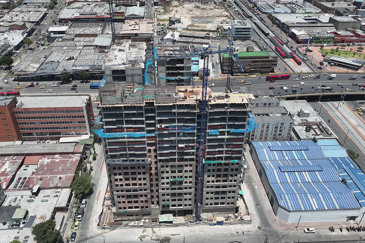 Foto del proyecto Urbana 30 en avance de obra Agosto de 2024