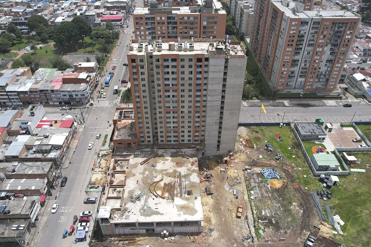 Foto del proyecto Baviera Park en avance de obra octubre de 2025