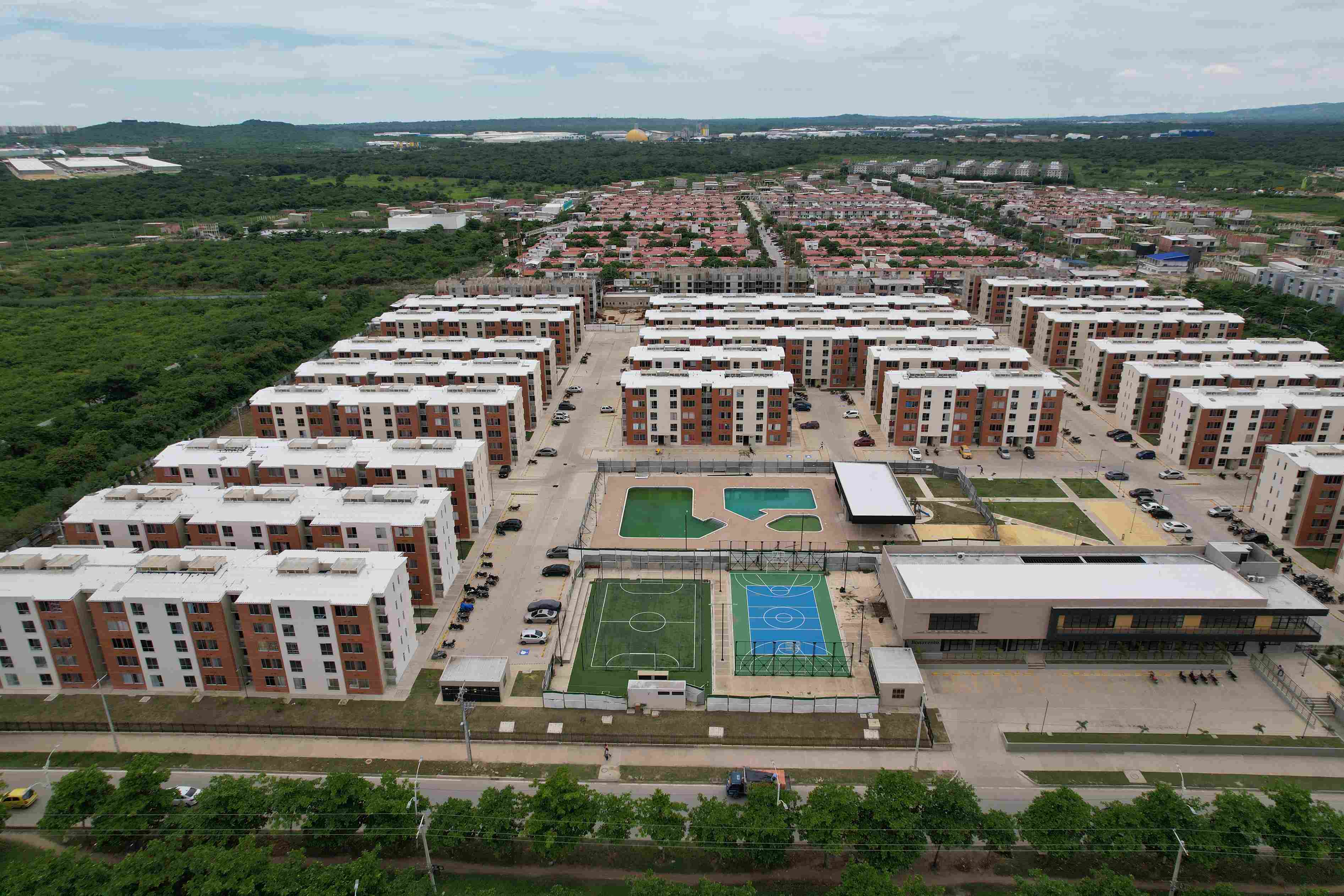 Foto del proyecto Bonavento en avance de obra septiembre de 2025