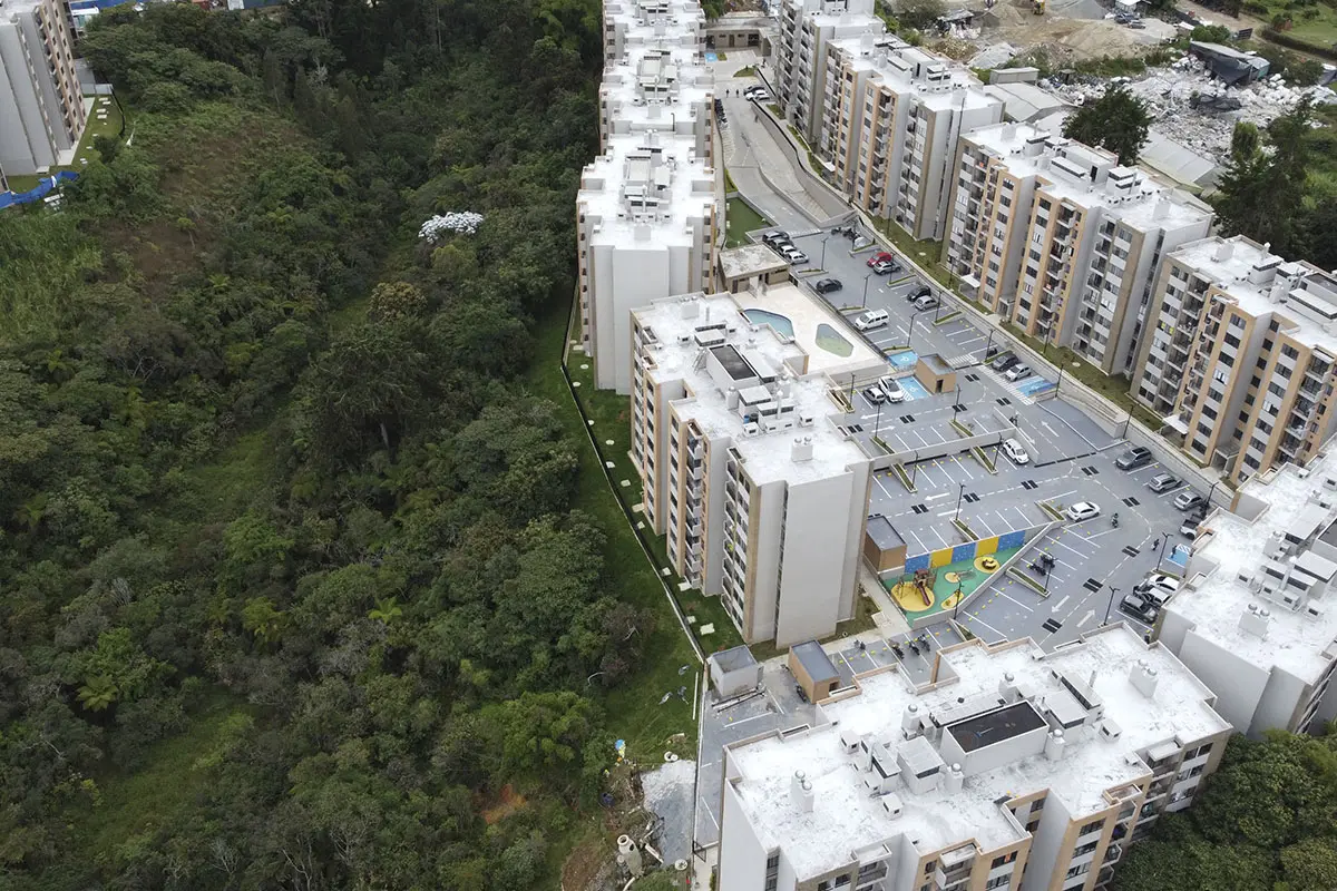 Foto del proyecto Bosque Ceibal en avance de obra octubre de 2025