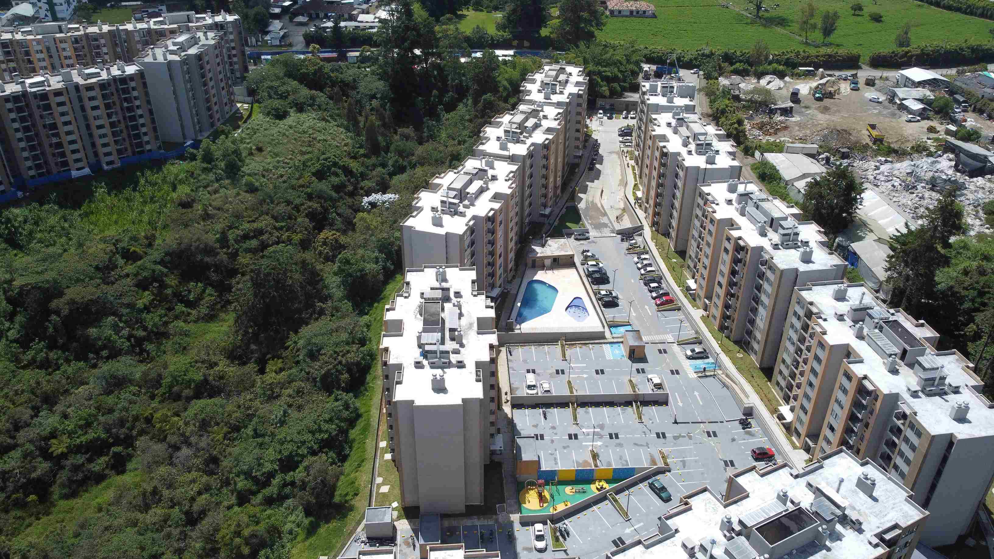 Foto del proyecto Bosque Ceibal en avance de obra septiembre de 2025