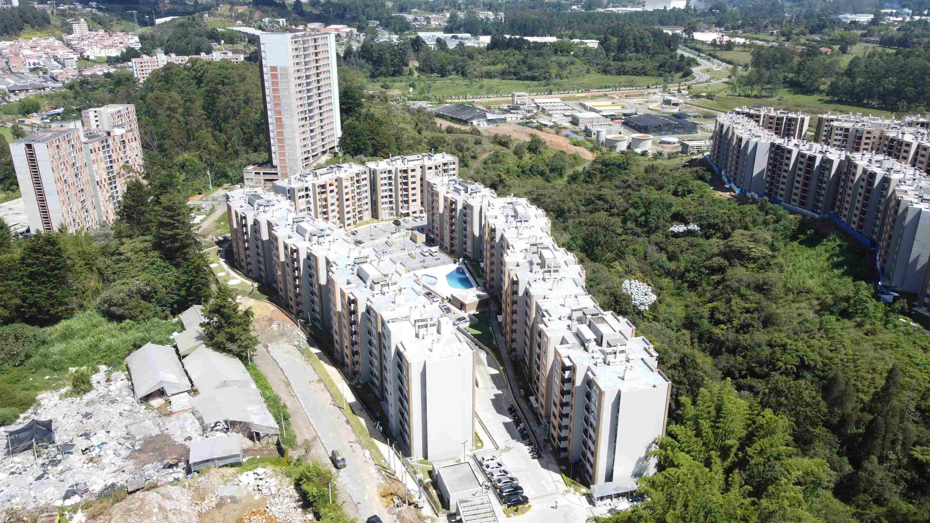 Foto del proyecto Bosque Ceibal en avance de obra septiembre de 2025