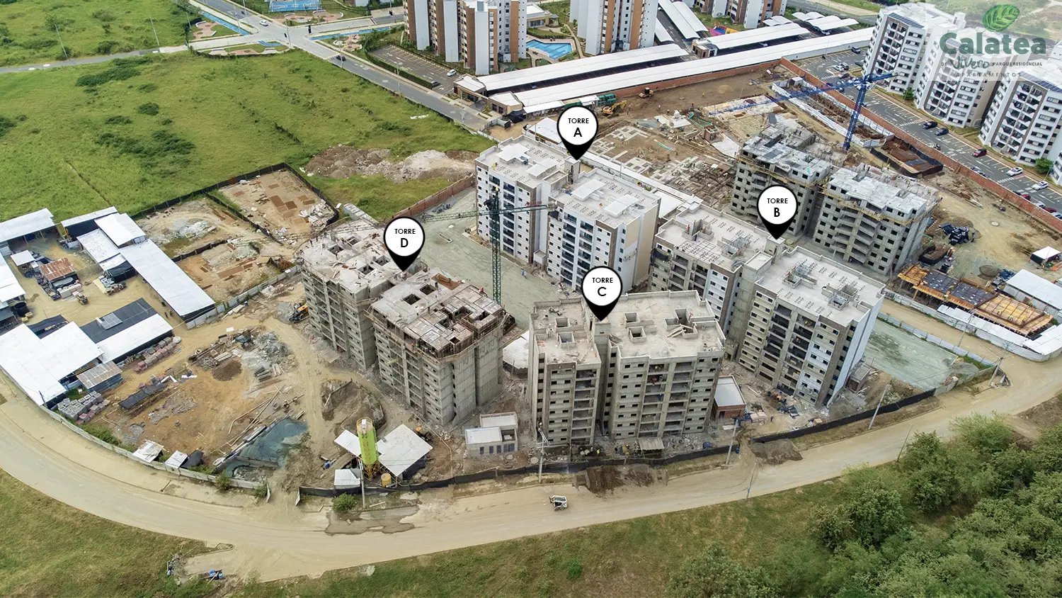 Foto del proyecto Calatea en avance de obra Julio de 2025
