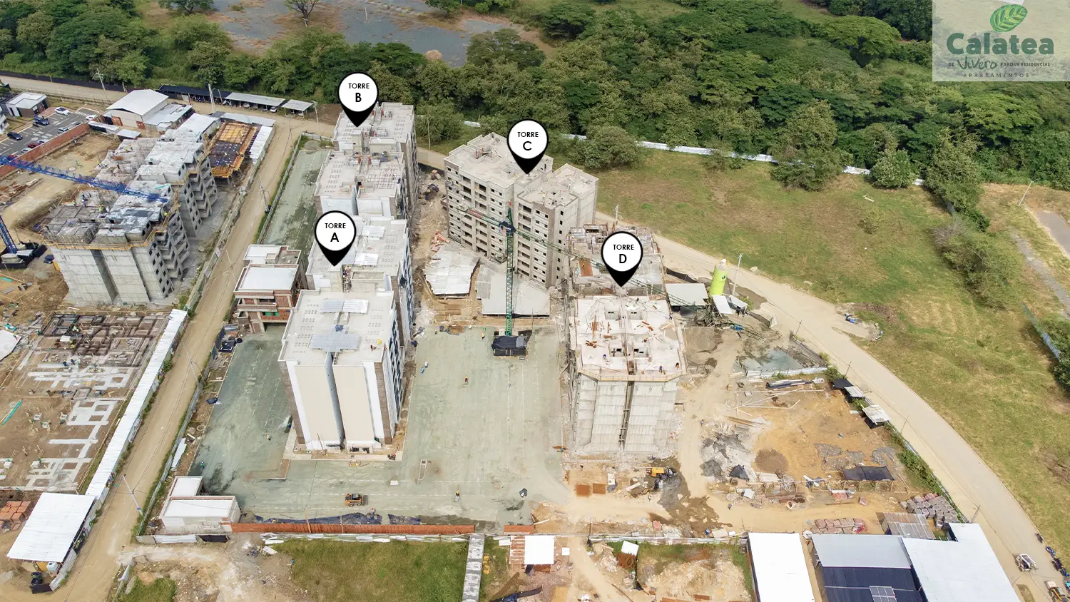 Foto del proyecto Calatea en avance de obra Julio de 2025