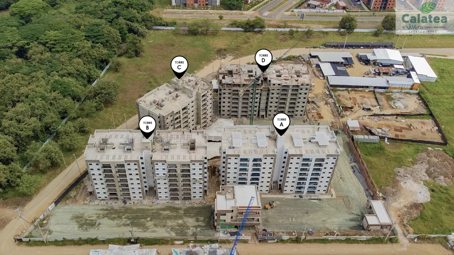 Foto del proyecto Calatea en avance de obra Julio de 2025