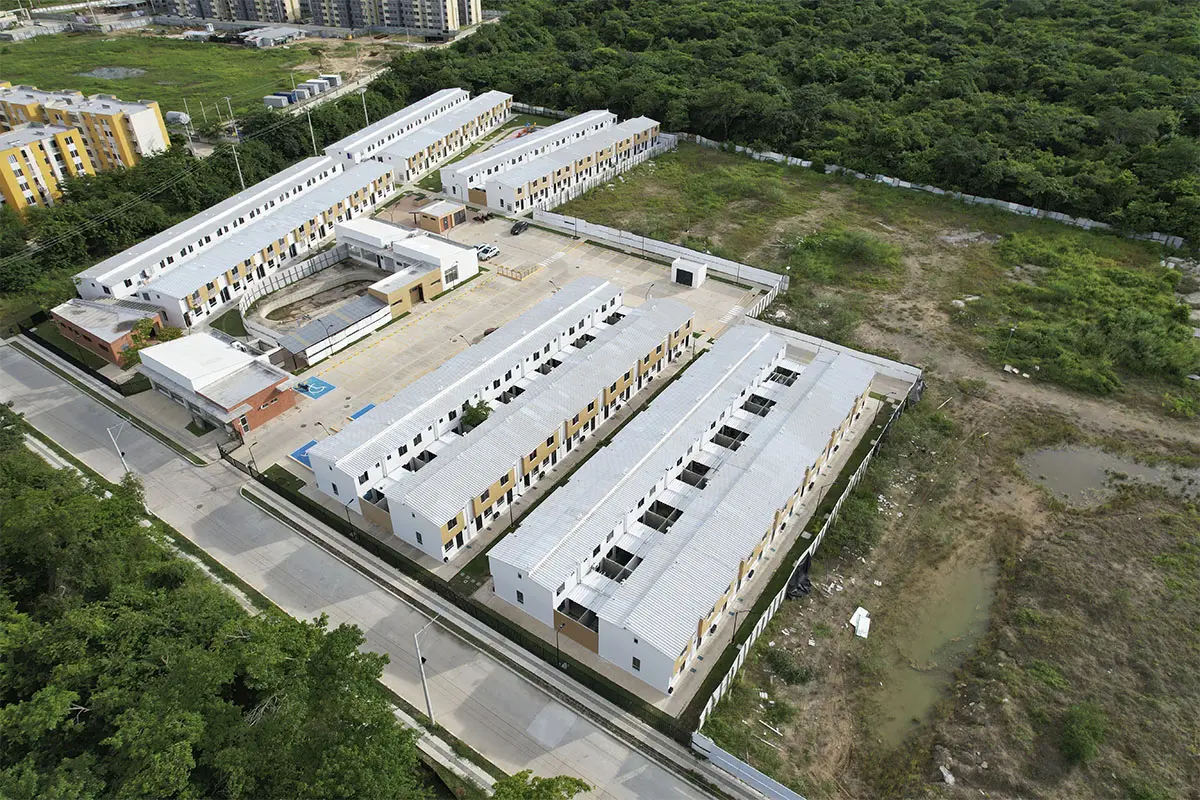 Foto del proyecto Casas de Portobelo en avance de obra octubre de 2025