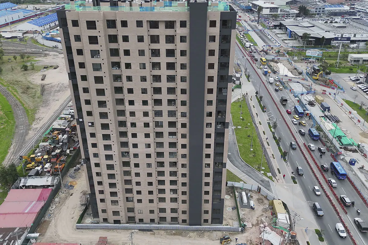 Foto del proyecto Central 68 en avance de obra Noviembre de 2025