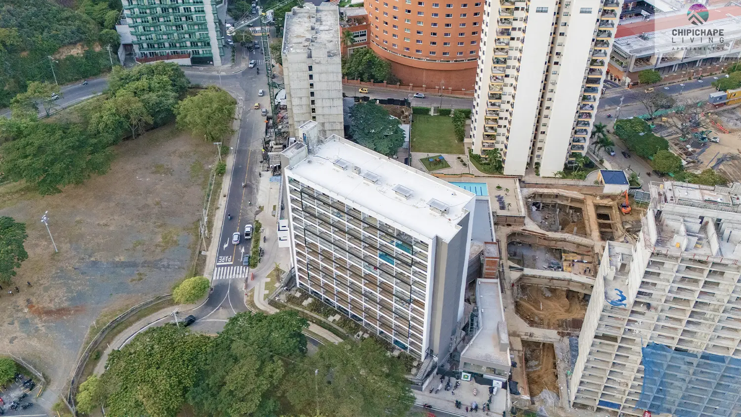 Foto del proyecto Chipichape Living en avance de obra Julio de 2025