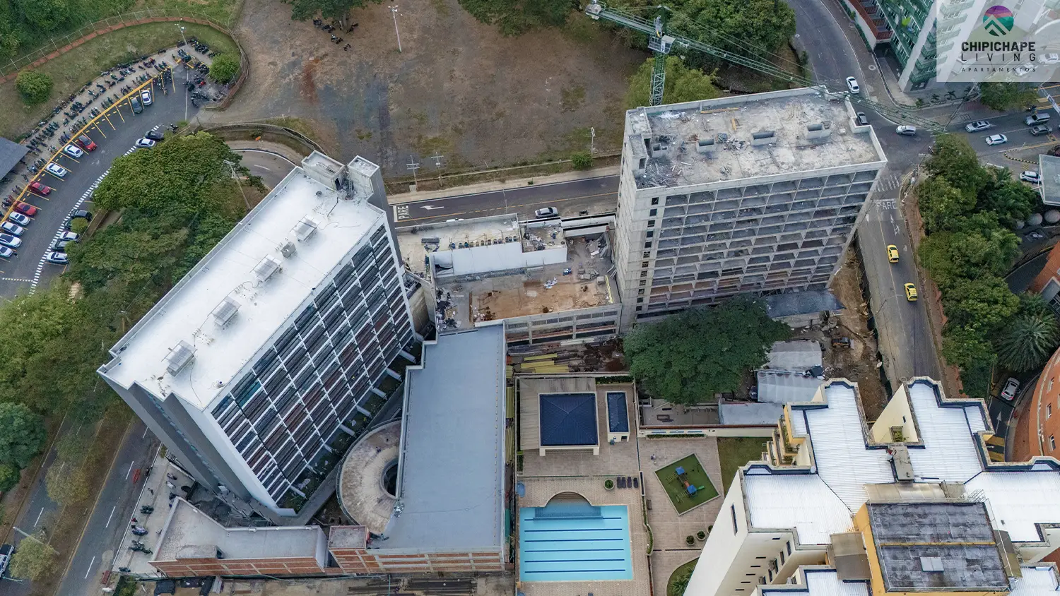 Foto del proyecto Chipichape Living en avance de obra Julio de 2025