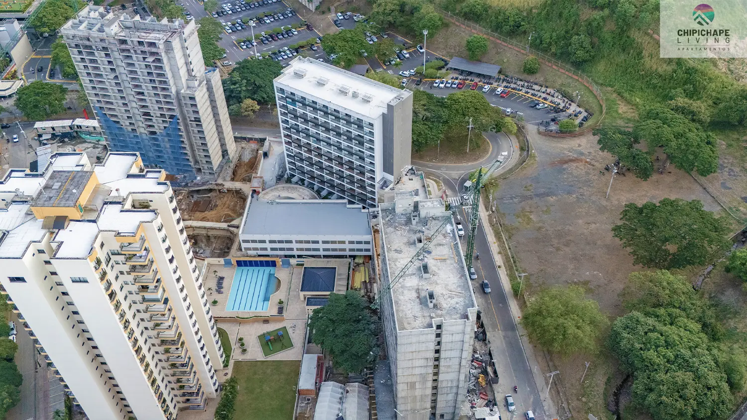 Foto del proyecto Chipichape Living en avance de obra Julio de 2025