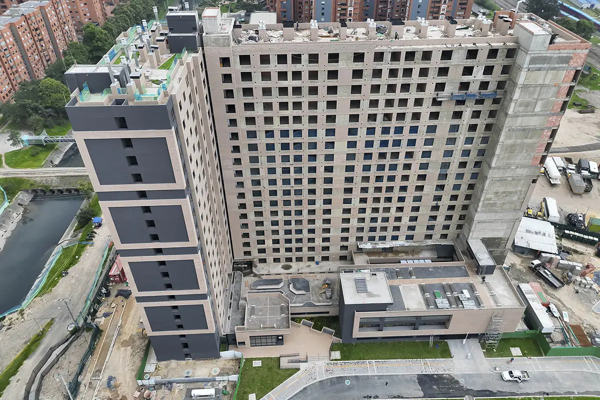 Foto del proyecto Central 68 en avance de obra Diciembre de 2025