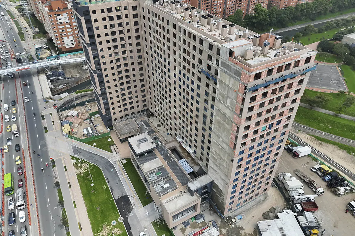 Foto del proyecto Central 68 en avance de obra Diciembre de 2025