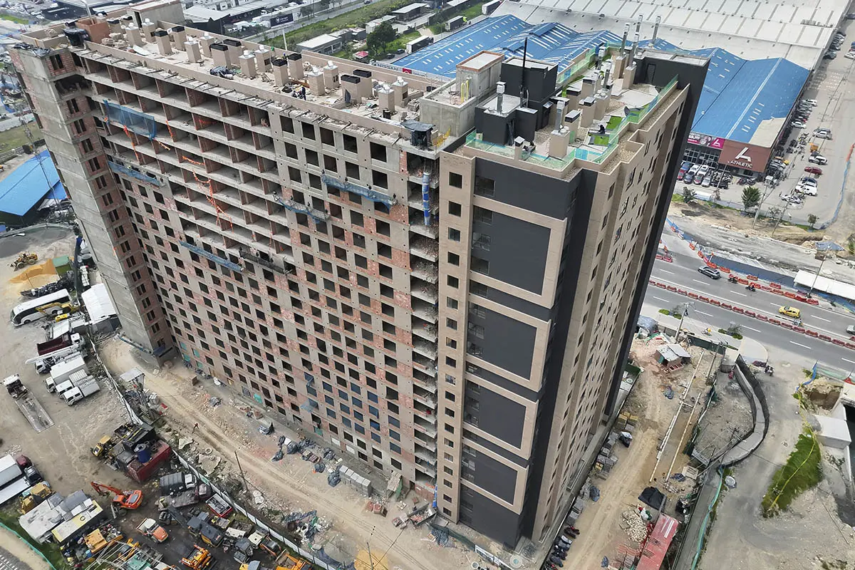 Foto del proyecto Central 68 en avance de obra Diciembre de 2025