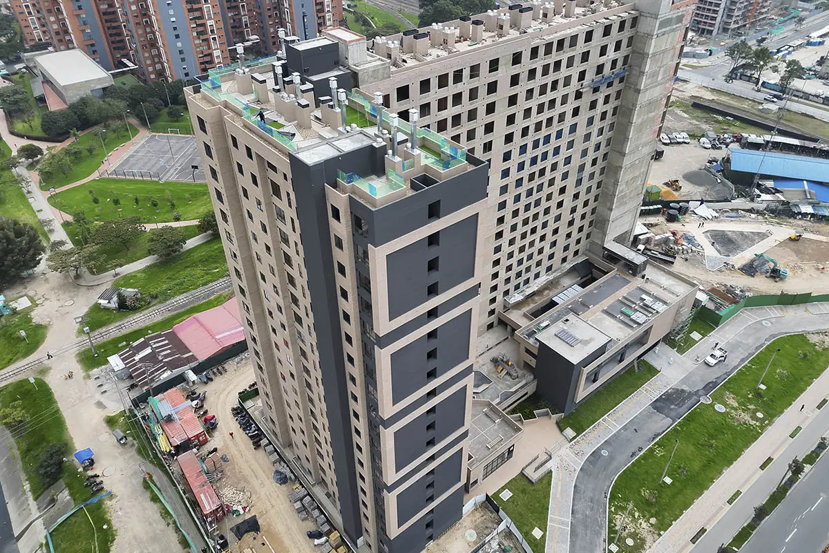 Foto del proyecto Central 68 en avance de obra Diciembre de 2025