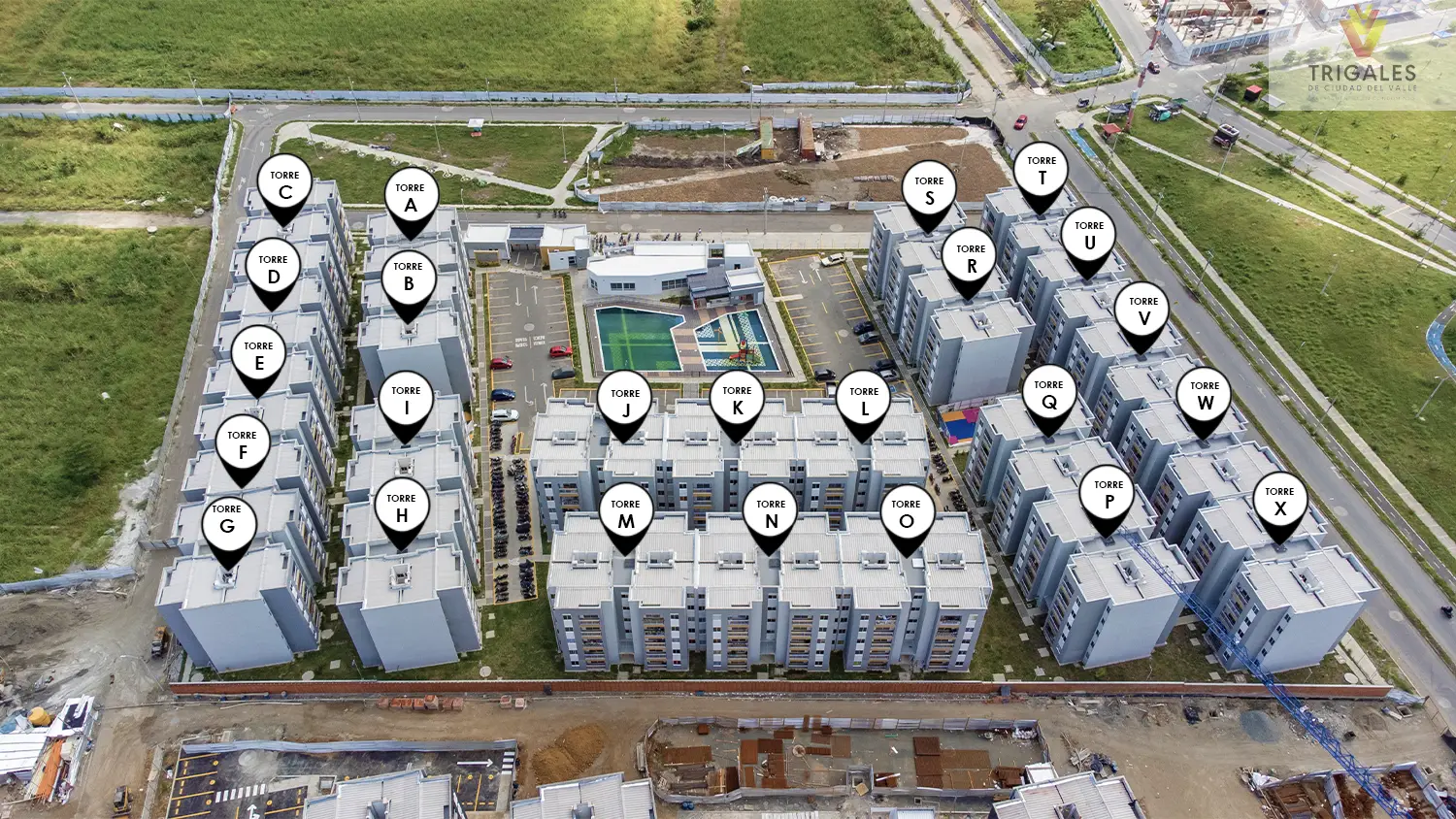 Foto del proyecto Trigales en avance de obra Diciembre de 2024