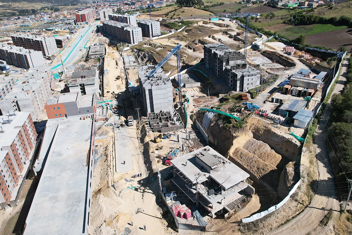 Foto del proyecto Las Violetas en avance de obra Enero de 2025