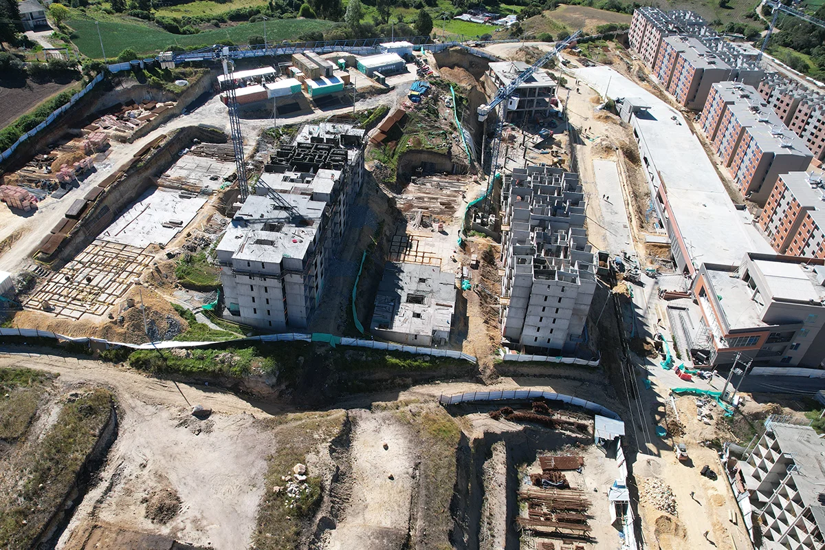 Foto del proyecto Las Violetas en avance de obra Enero de 2025