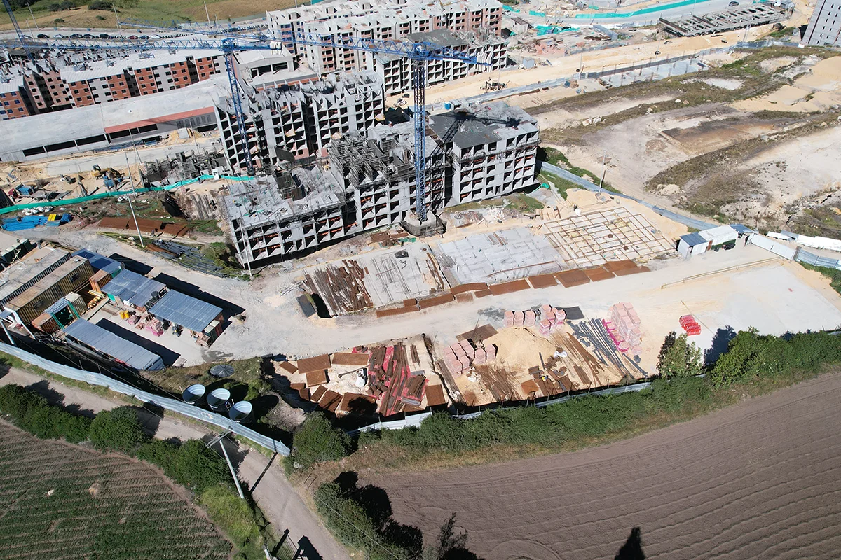 Foto del proyecto Las Violetas en avance de obra Enero de 2025