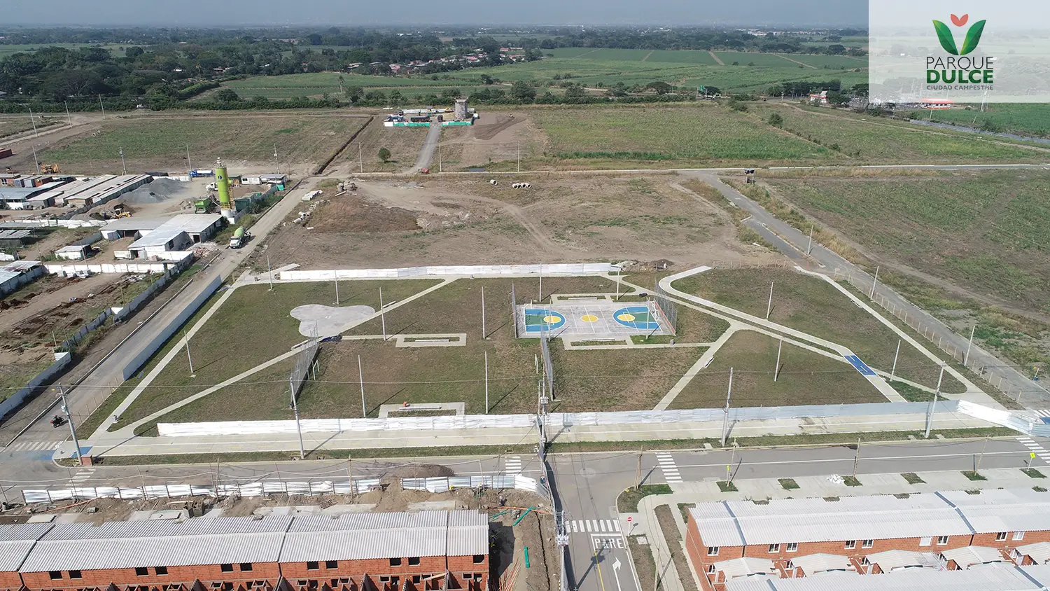 Foto del macroproyecto Parque dulce en avance de obra Enero de 2025