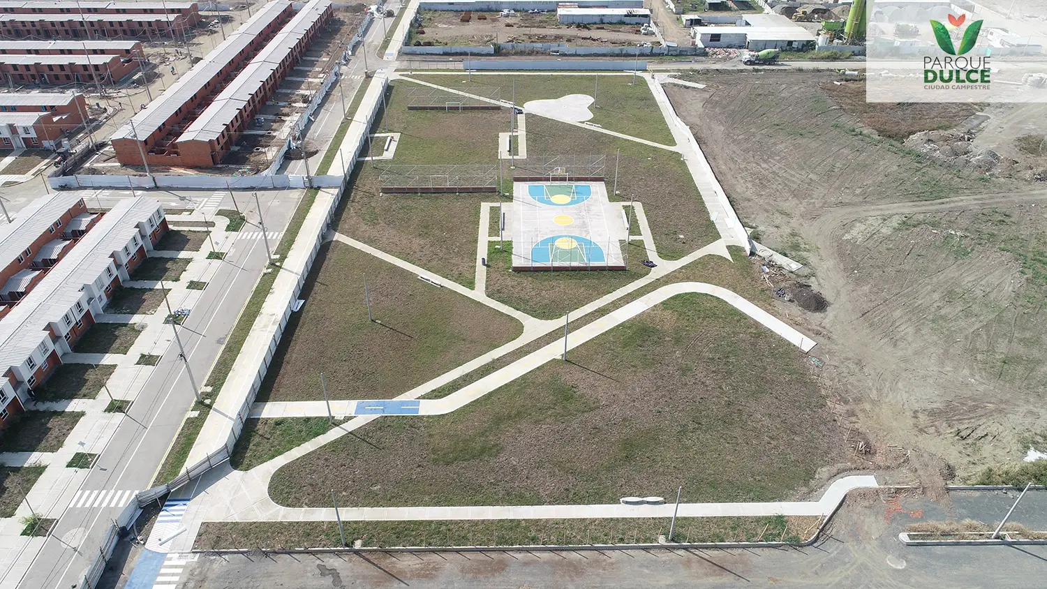 Foto del macroproyecto Parque dulce en avance de obra Enero de 2025