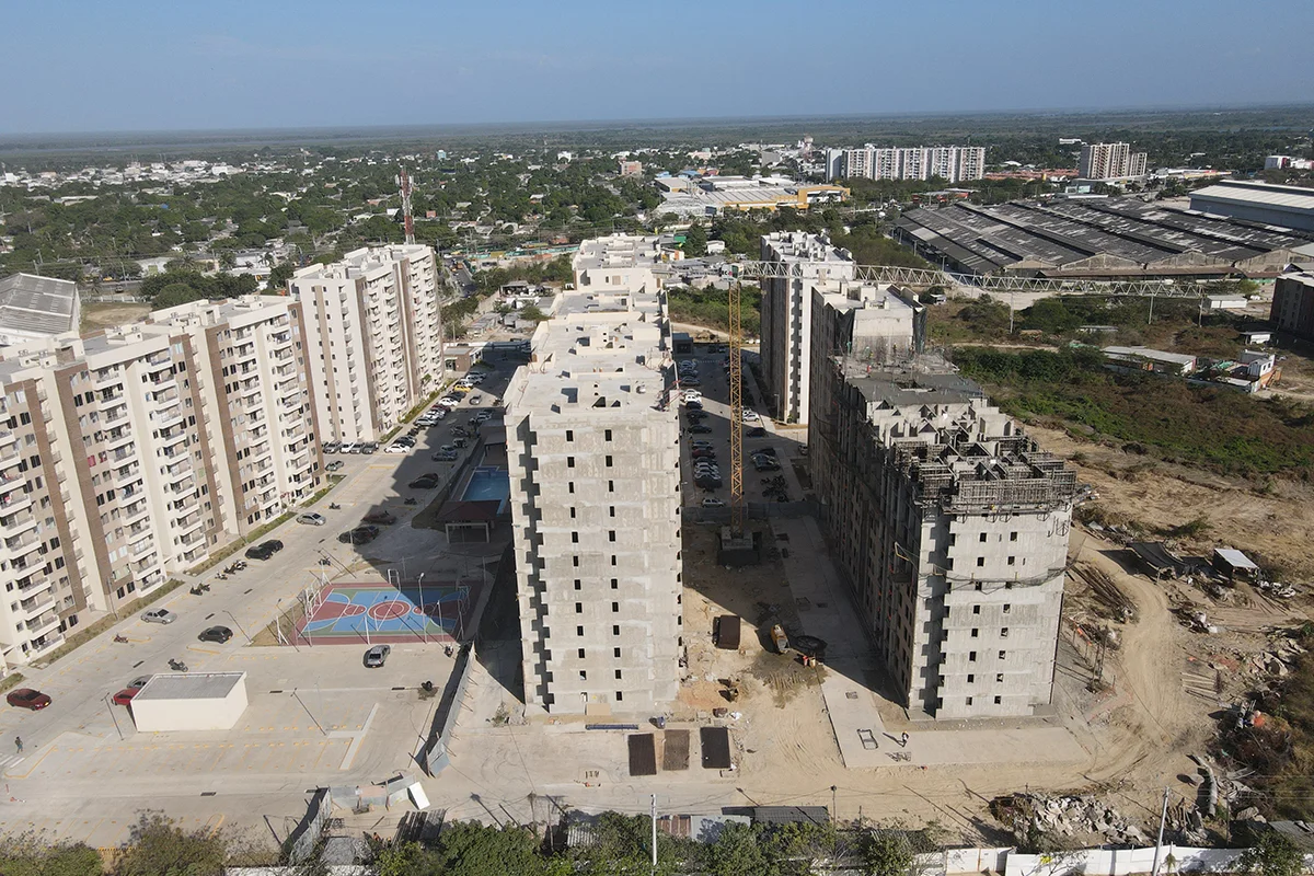 Foto del proyecto Puerto Guitarra en avance de obra Enero de 2025