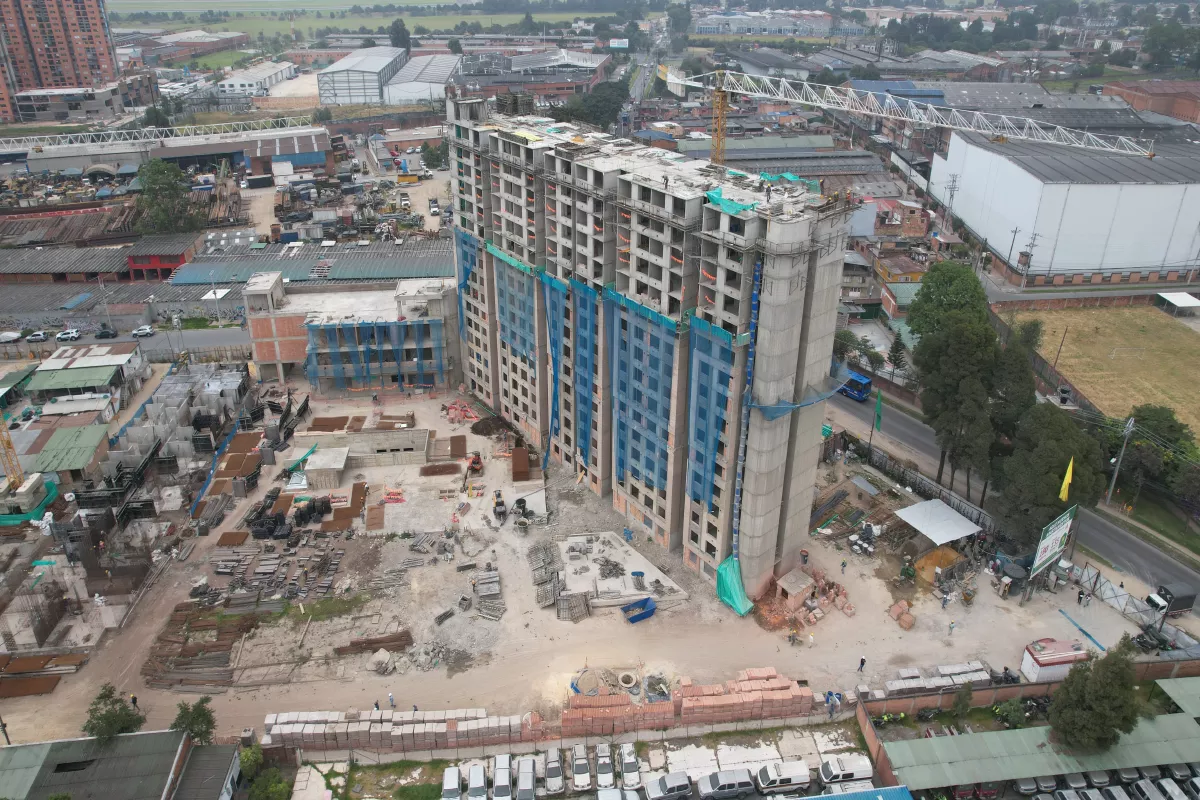 Foto del proyecto Senderos de Fontibon en avance de obra Enero de 2025