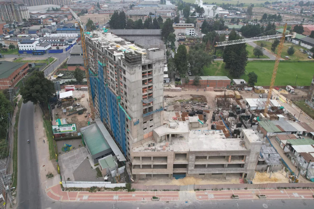 Foto del proyecto Senderos de Fontibon en avance de obra Enero de 2025