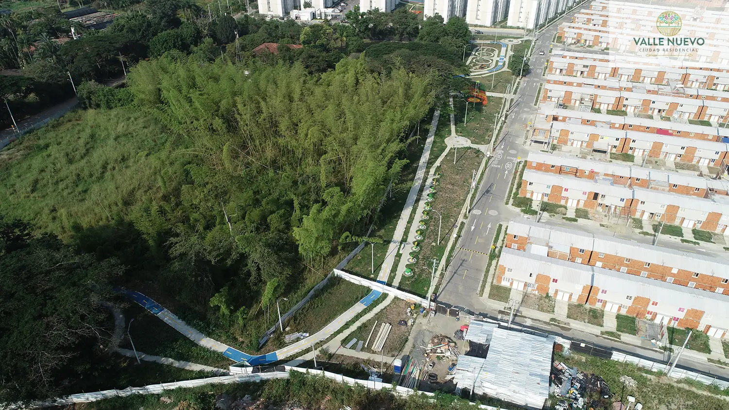 Foto del Macroproyecto Valle Nuevo en avance de obra Enero de 2025