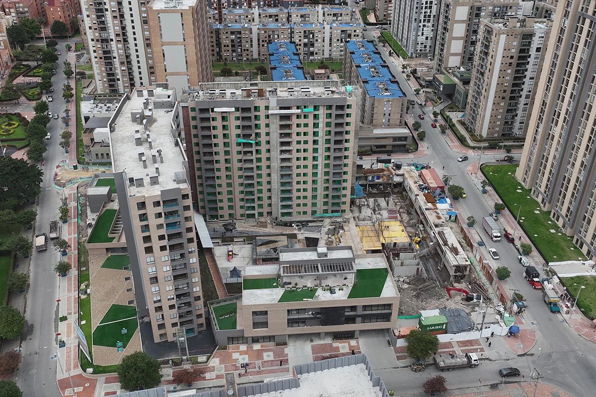 Foto del proyecto Álamo Veramonte en avance de obra julio de 2025