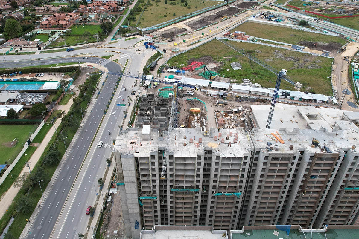 Foto del proyecto Áuriga Living en avance de obra julio de 2025