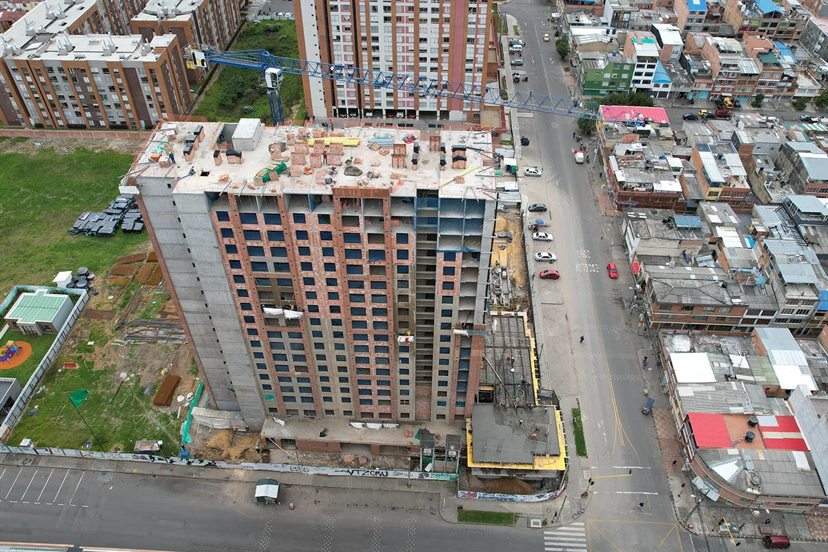 Foto del proyecto Baviera Park en avance de obra julio de 2025