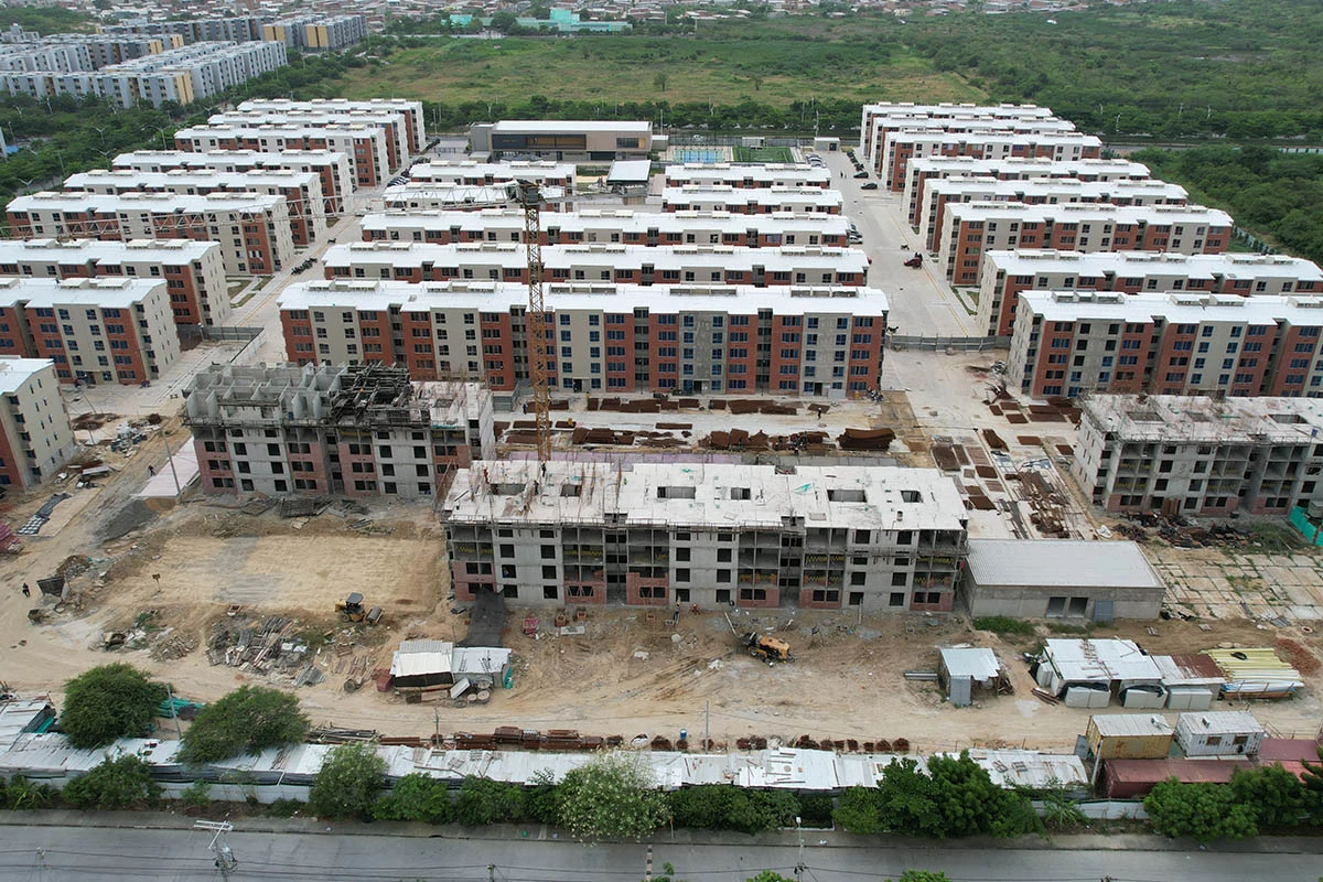 Foto del proyecto Bonavento en avance de obra julio de 2025